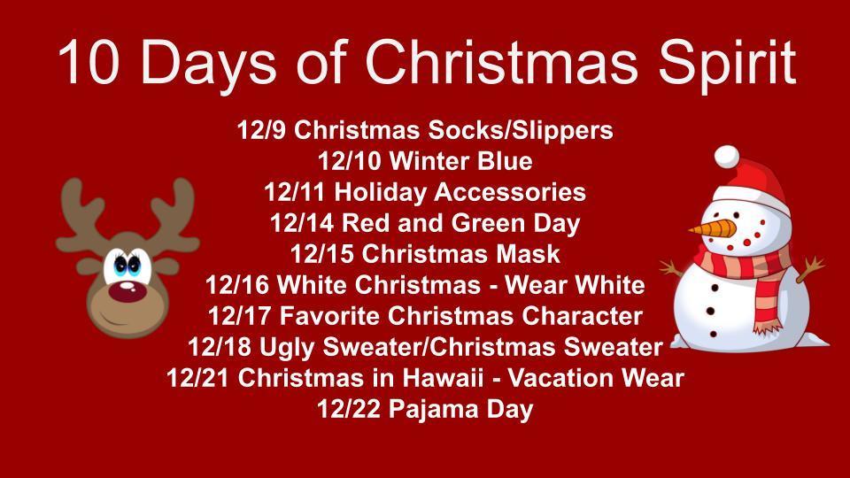 10 Days of Christmas Spirit