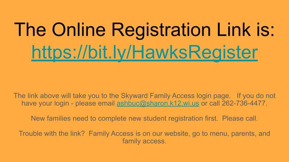 Online Registration